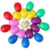 Norhogo 24 pezzi 6 colori uova maracas uova, shaker per uova, ritmo in plastica, uova agitate per bambini e bambini piccoli, per regali di Pasqua