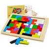 CUBIDI® Puzzle originale Tangram Promuove il pensiero logico e l'immaginazione spaziale Gioco di abilità in legno di tiglio di alta qualità Giocattolo in legno per ragazzi e ragazze dai 4 anni in su