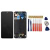 Flügel per Samsung Galaxy A50 SM-A505F/DS SM-A505FN/DS Schermo Display LCD Display Nero Touch Screen Digitizer with Frame di ricambio