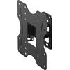 PureMounts Supporto a parete per TV, girevole, inclinabile, universale per monitor TV piatti e curvi da 23-42 pollici fino a 30 kg, VESA massimo 200x200 mm, nero