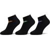 Emporio Armani Eagle Logo 3-Pack Sneaker Socks, Calzini Uomo, Multicolore (Black-Black-Black), L-XL