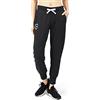 Under Armour Women's UA Rival Fleece Crest Joggers Pantaloni, Nero, M Donna