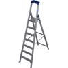 KRAUSE Scala a libro a gradini in alluminio, con resistenza allo scivolamento R13 KRAUSE