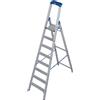 KRAUSE Scala a libro a gradini in alluminio, con resistenza allo scivolamento R13 KRAUSE