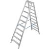 KRAUSE Scala a libro a gradini in alluminio, con resistenza allo scivolamento R13 KRAUSE
