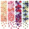 Geosar 120 mini fiori per artigianato fiori finti teste artificiali piccoli fiori in tessuto margherita peonia fiori decorazioni fiori di seta ghirlanda fai da te corona accessori per matrimoni, decorazioni