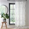 Fusion - Linara - Pannello in voile con fessura superiore - 140 x 122 cm di larghezza x 122 cm di lunghezza