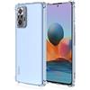 HUANGTAOLI Custodia per Xiaomi Redmi Note 10 Pro, Rinforzare la con Angoli Protettiva Silicone Trasparente Bumper Cover per Xiaomi Redmi Note 10 Pro