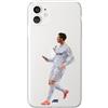 MYCASEFC Cristiano Ronaldo CR7 - Cover da calcio personalizzata per iPhone X, per gli appassionati di calcio, idea regalo, design di alta qualità.