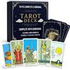 SOL Set tarocchi 78 pezzi Carte originali stile vintage Scatola portaoggetti per principianti o esperti lettura spirituale divinazione