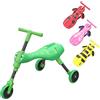 Scuttlebug Triciclo pieghevole a 3 ruote per bambini e bambine di 1 anno, triciclo con cavalletta, manubrio per antenne, sviluppa l'equilibrio e le capacità motorie del tuo bambino, divertimento senza