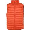 DAIHAN Gilet da Uomo Piumino senza Maniche Casual Lavabile Inverno Caldo Smanicato Antivento Slim Fit Imbottito Piumino Giubbino senza Maniche Trapuntato Giubbotti,Arancia,XL