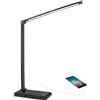 AUELEK Lampada da Scrivania LED, AUELEK Lampada Tavolo Ricaricabile Pieghevole Regolabile 10 Luminosità×5 Modalità di Illuminazione Dimmerabile e Porta di Ricarica USB [Classe di efficienza energetica A+++]