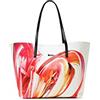 Desigual PU Shopping Bag, Donna, Colore: Rosso, U