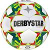 Derbystar Futsal Stratos S-Light V23, Calcio Ragazzo, Bianco Giallo Blu, 4