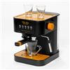 ECO-DE Macchina da caffé Espresso Forte Touch, 20 Bar, Touch control, Struttura in acciaio INOX, Lancia a vapore per Cappuccino, 1.6 litri, Espresso, 1050 Watt compatibile