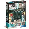 Clementoni- Berlin Puzzle-Berlin-1000 Pezzi, Puzzle Netflix La Casa di Carta/Money Heist, Verticale, Divertimento per Adulti, Made in Italy, Multicolore, 39848