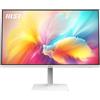 MSI Modern MD272QXPW Monitor 27 WQHD IPS (2560 x 1440) - 100 Hz, Schermo Eye-Friendly, DisplayHDR 400, Altoparlanti integrati, Supporto regolabile a 4 vie, KVM - DP 1.2a, HDMI 2.0b, USB Type-C