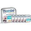 Generic Monge Fresh Cibo umido per cani Patè di merluzzo 6 Vaschette 100GR