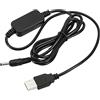 YOKIVE DC 5V a DC 9V USB Step Up Tensione Convertitore, Cavo Alimentazione con DC Jack 3,5 Mm x 1,35 Mm, Ottimo per Router,fotocamera, Auto Guida Registratore (Nero, 9W 2A)