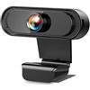 Vinmooog Webcam PC con microfono accessori pc webcam usb,webcam 1080p telecamera pc webcam streaming Fotocamera Webcam PC Laptop Desktop Computer webcam per Zoom YouTube Gaming Twitch PC/Mac