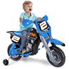 Feber- Rider Cross Moto Elettrica 6V e Helmet, 800012224