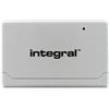 Integral USB2.0 CARDREADER MULTI SLOT SD MSD CF MS XD lettore di schede Bianco