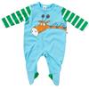 Sanetta 220819 - Pigiama intero con piedi, bambino, Blu (Blau (5685)), 80