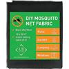 UB-STORE Zanzariera nera 3x6 metri netti confezione da 2 | Rete anti-insetti per soffitti da giardino, terrazze, esterni e finestre | Rete di protezione dagli insetti, a maglia fine