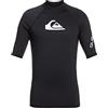 Quiksilver All Time Rash Vest UPF 50 a maniche corte da Ragazzo 8-16