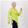 Caterina Lancini Blusa asimmetrica con scollo ad anello