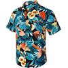Enlision Camicia Hawaiana Uomo Manica Corta Estiva Nero Bianco Floreale Casual Camicie Stampa Hawaiane Spiaggia Vacanza con Tasca S