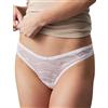 Calvin Klein Perizomi Donna Confezione da 3 con Pizzo, Multicolore (Calypso Coral/Cedar/White), XL