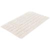 Kleine Wolke Tappeto da bagno Tiles, 70 x 120 cm, colore naturale