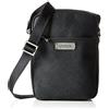 Guess Myself Plain Crossbody Borsa a Spalla, Uomo, Nero