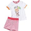 Sanetta 220815 - Pigiama a due pezzi corto con animale, bambina, Multicolore (Mehrfarbig (10)), 74