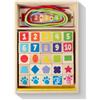 Melissa & Doug Blue's Clues And You, Lacci E Perline in Legno, 25 Perline, 4 Lacci, Giocattoli per Lo Sviluppo, Giocattolo Montessori 3+ Anni, Regalo per Ragazzo o Ragazza, Multicolore