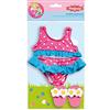 Heless 787 - Bikini per Bambola, Include Infradito, Misura 35/45 cm, Articolo costituito da 3 Elementi