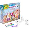 CRAYOLA Washimals Peculiar Pets - Set Ricarica con 3 Cuccioli, 3 Pennarelli Lavabili e Spazzolina, Gioco e Regalo per Bambini, da 3 Anni, 74-7700