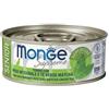 Generic MONGE UMIDO PER GATTI SUPREME SENIOR Tonno con Riso Integrale e Tè Verde Matcha 6 SCATOLETTE DA 80 Gr