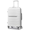 Samsonite Unisex-Adult Freeform Hardside espandibile con doppie ruote girevoli, bianco, Carry-On 21-Inch, Freeform Hardside espandibile con doppie ruote girevoli