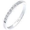 DIAMORE Elli DIAMONDS Anello Donne Scintillante con Diamante (0,04 ct.) in Argento Sterling 925