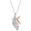 Engelsrufer Collana da donna in argento 925 con zirconi 32015505, Länge 42 + 4 + 4 cm, Argento sterling, Zirconia cubica