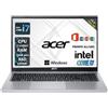 Acer notebook, Pc portatile i7, intel core 1165G7, 20gb ram, ssd 1500 Gb, Silver, Display 15.6, FHD, BT, WiFi, Windows 11 Pro, Office Pro, Laptop pronto all'utilizzo