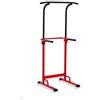 Pull up Fitness Barra di trazione Regolabile Stazione Bodybuilding Dips Stazione Sedia Romana (Rosso)