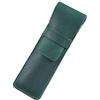 tooloflife Custodia in pelle per penne a forma di cavallo pazzo, custodia protettiva per penne, colore: verde (S)