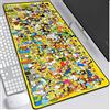 ITBT The Simpsons Tappetino Mouse Gaming, Grande Anime Mouse Pad XXL 800x300mm Confortevole, Lavabile, 3mm Antiscivolo Tappetino Scrivania Supporto per Ufficio Computer, Adatto per Computer e PC, E