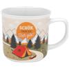 GRUSS & CO Tazza con motivo montagne | Tazza da caffè confezionata in confezione regalo, porcellana, 35 cl | regalo, compleanno, voglia di viaggiare | 48821