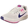 Nike Damen Laufschuh Air Zoom Structure 21, Scarpe Running Donna, Bianco (Summit White/Deep Royal Blue-V 101), 40 EU