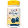 LongLife® Mirtillo Nero | Con estratto titolato al 36% in antocianosidi (Mirtoselect®) | Minimo 800mg | Benessere della vista e del microcircolo | Fino a 1 mese di trattamento | Vegano e senza glutine